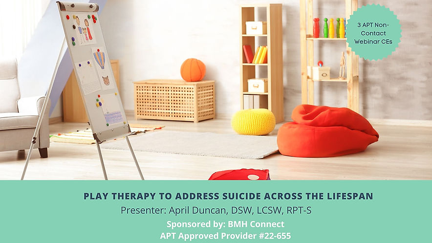 Play Therapy to Address Suicide Across the Lifespan